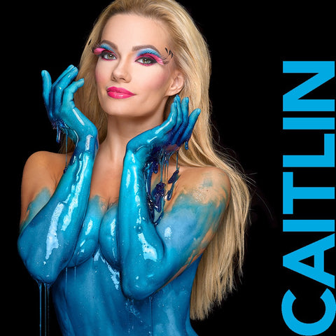 Caitlin O'Connor in crystal blue by Nick Saglimbeni for Painted Princess Project