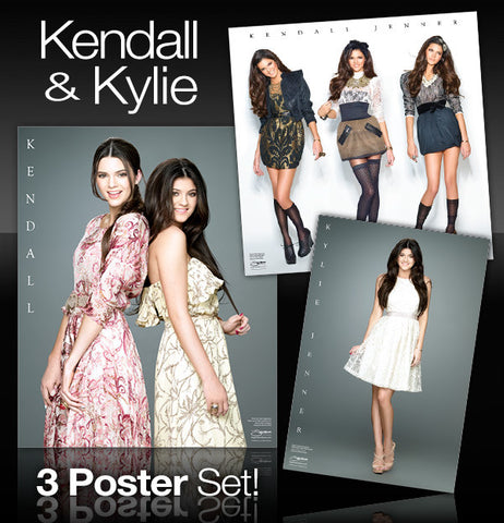 Kendall & Kylie Jenner - 3 Poster Super-Pack!