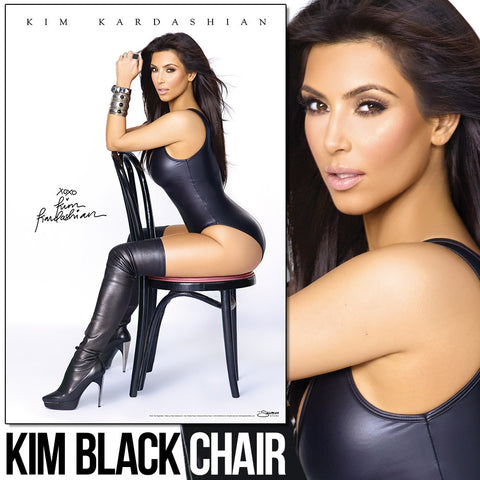Kim Kardashian - Black Chair 24"x36" Wall Poster